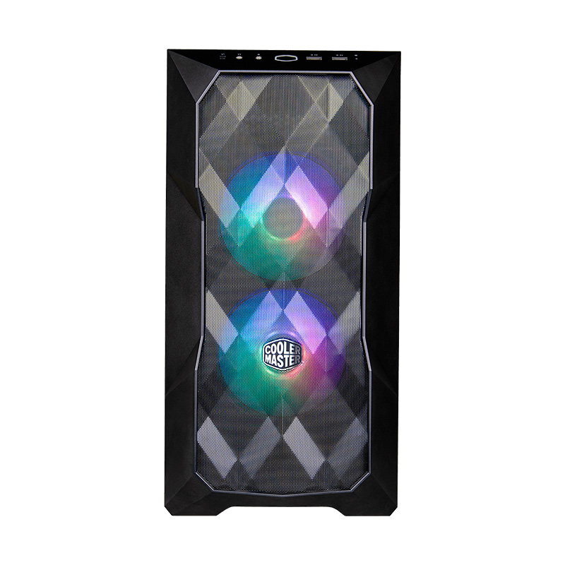 Gabinete Masterbox Td300 Mesh Tg Argb Black Cooler Master