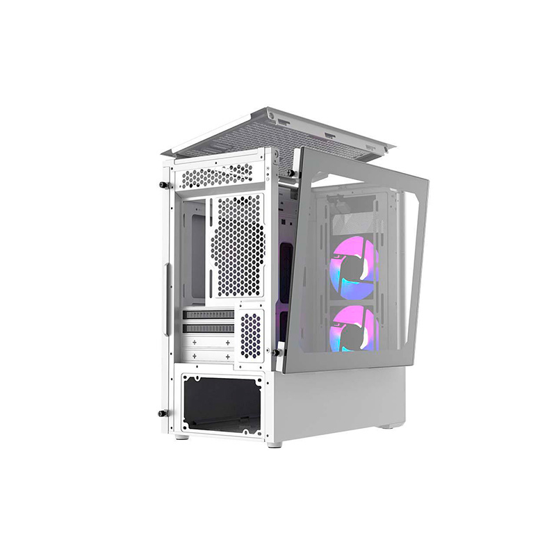 Gabinete Masterbox Td300 Mesh Tg Argb White Cooler Master