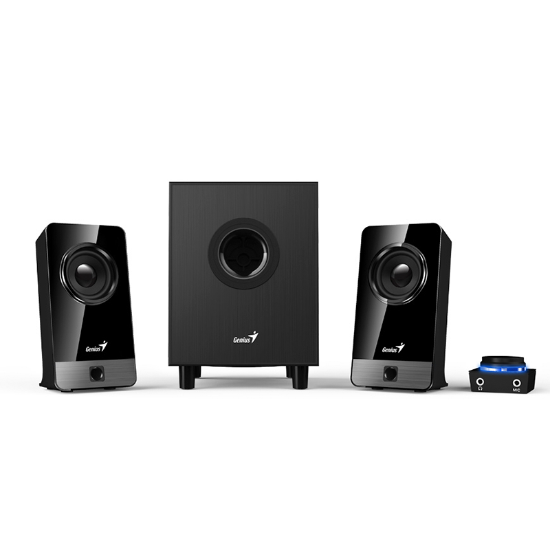 Parlante Sw-2.1 300x 10w Black Genius