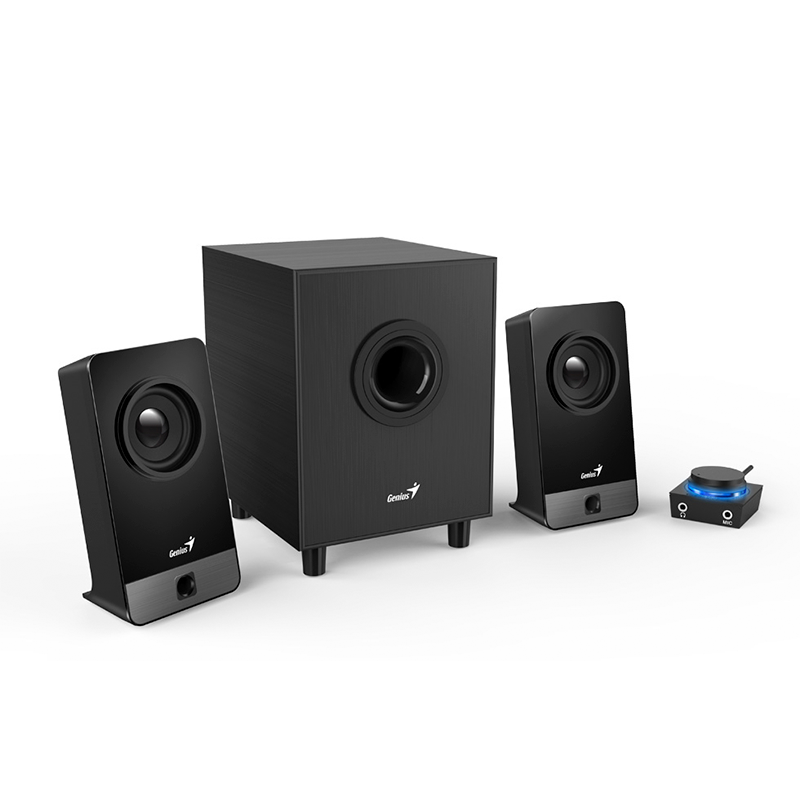 Parlante Sw-2.1 300x 10w Black Genius