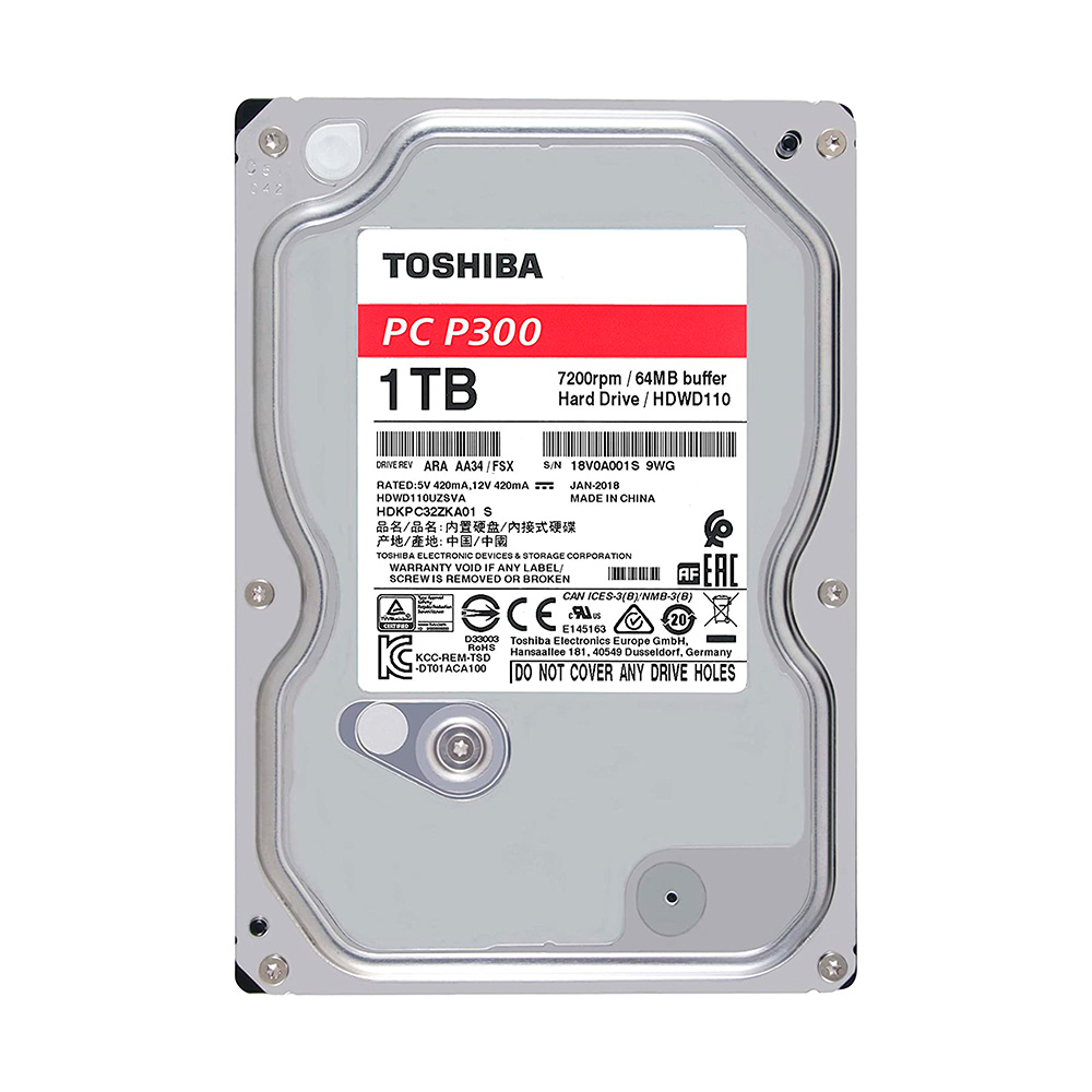 Disco Hdd 1tb P300 7200rmp Sata Toshiba