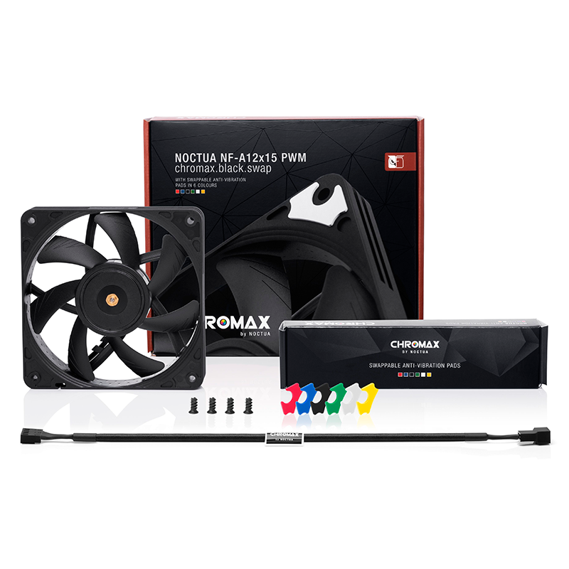 Cooler Fan Nf-a12x15 Pwm Chromax Black Noctua