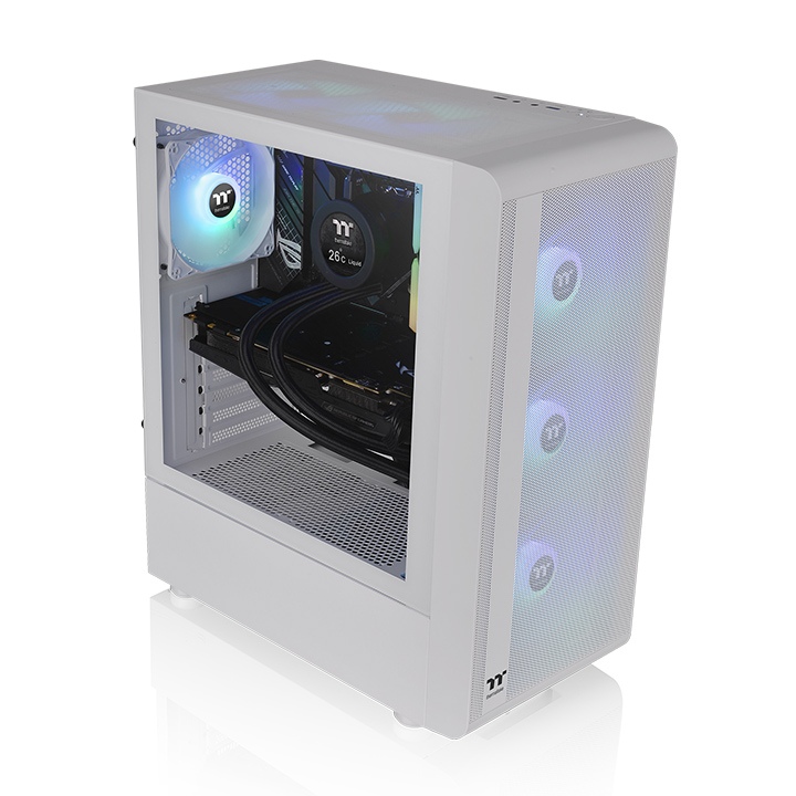 Gabinete S200 Tg Argb White Mesh Thermaltake