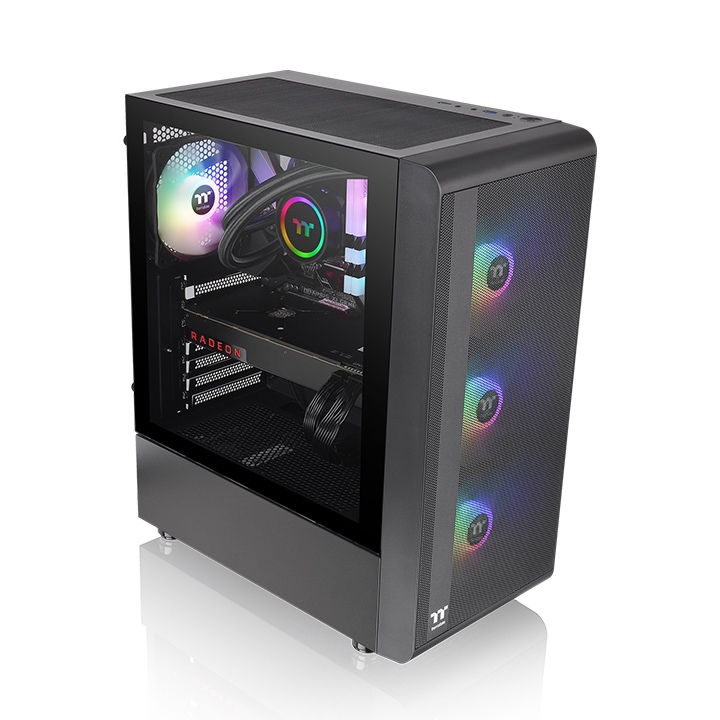Gabinete S200 Tg Argb Black Mesh Thermaltake