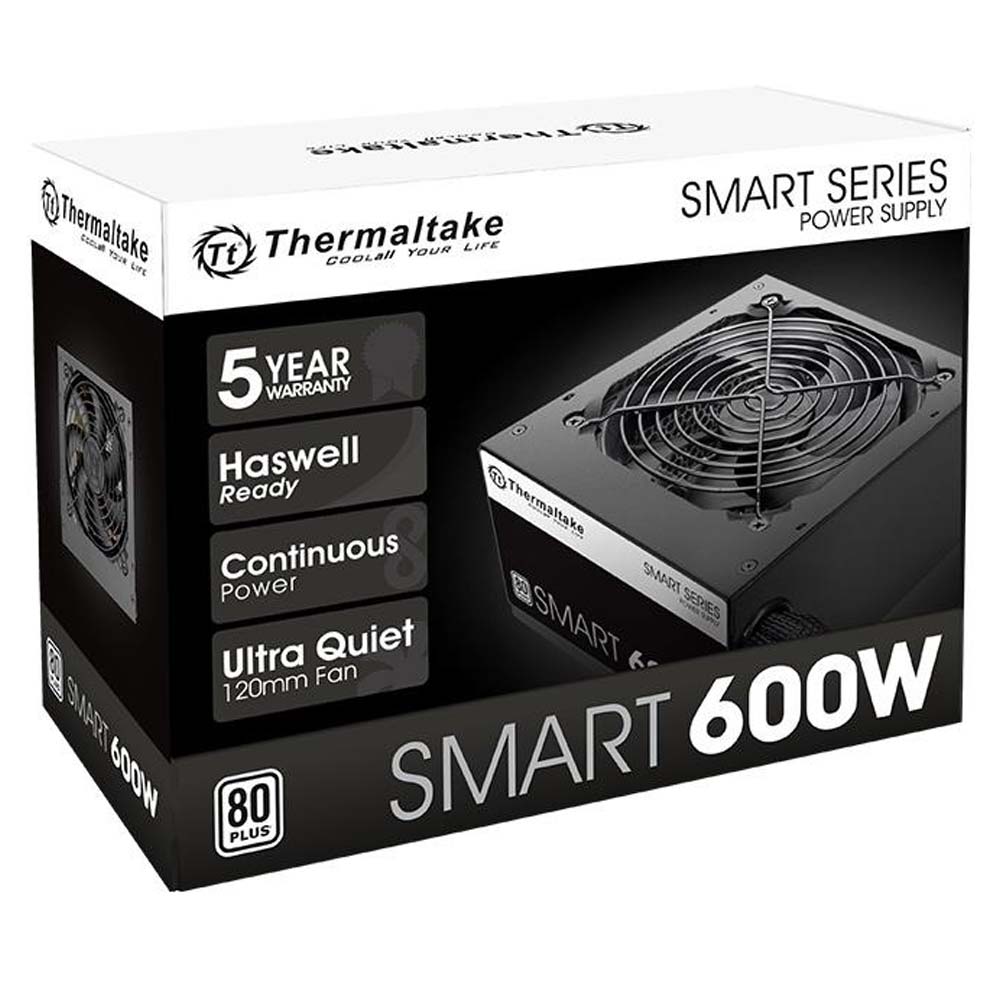 Fuente 600w 80+ Smart White Thermaltake