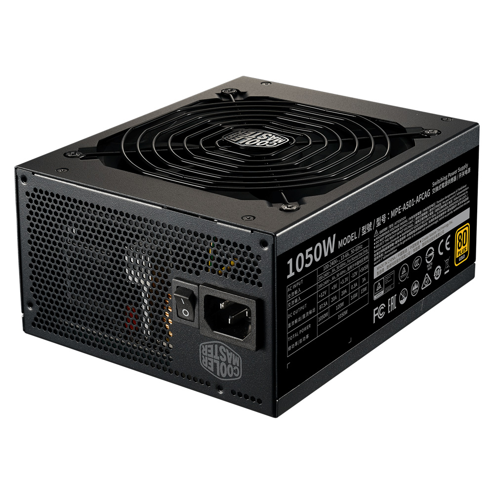 Fuente 1050w 80+ Gold Mwe V2 Fm Cooler Master