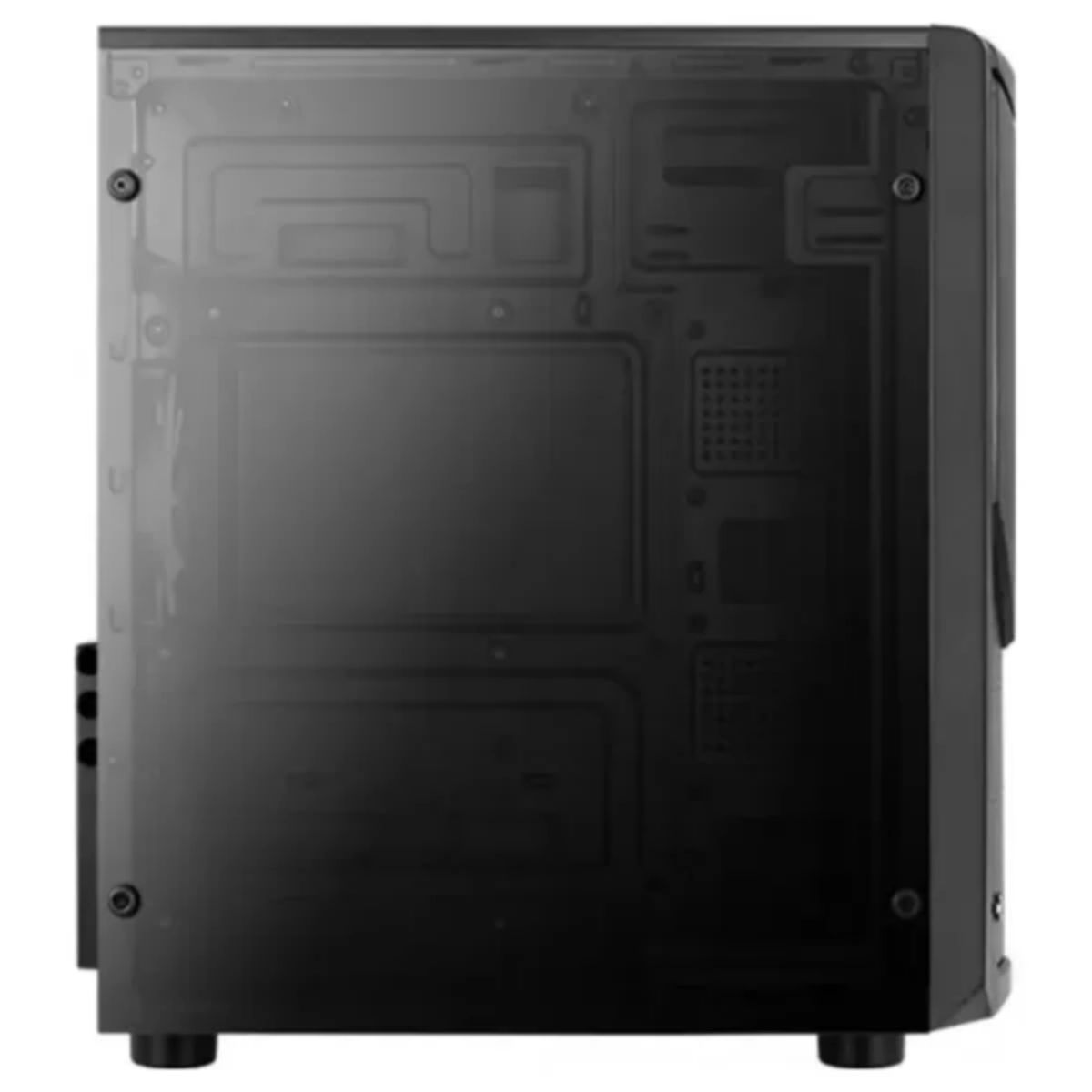 Gabinete Aerocool Tomahawk A BK V3 Mid Tower + 2 Fans ARGB