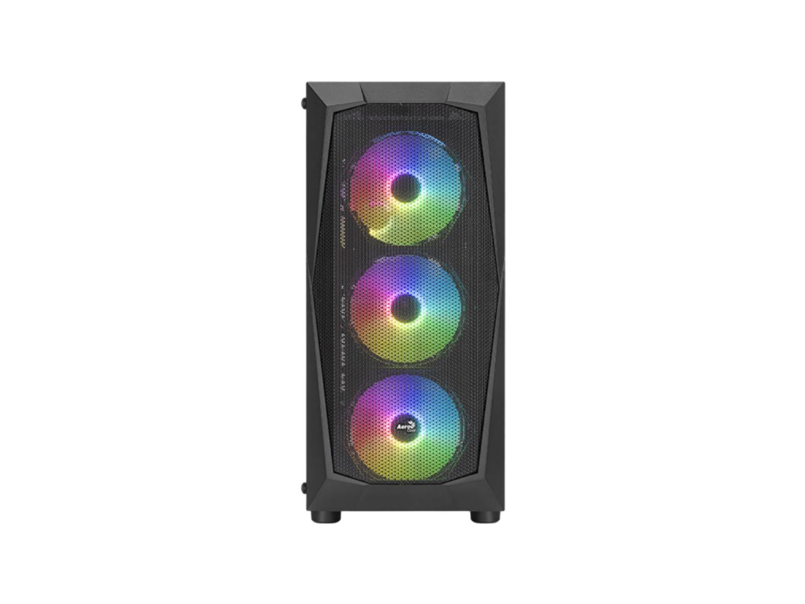 Gabinete Aerocool Falcon G BK V2 Mid Tower + 4 Fans ARGB