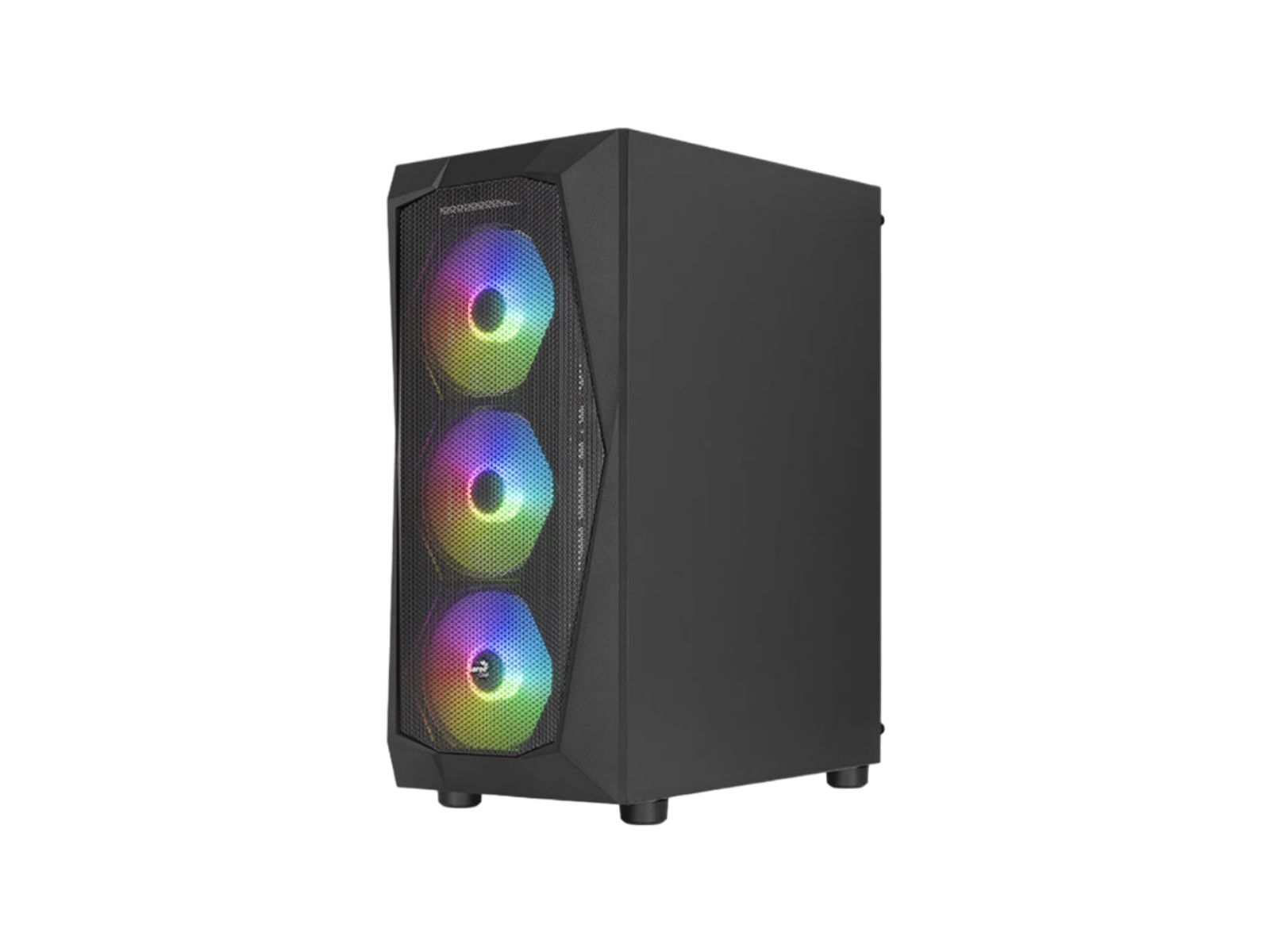 Gabinete Aerocool Falcon G BK V2 Mid Tower + 4 Fans ARGB