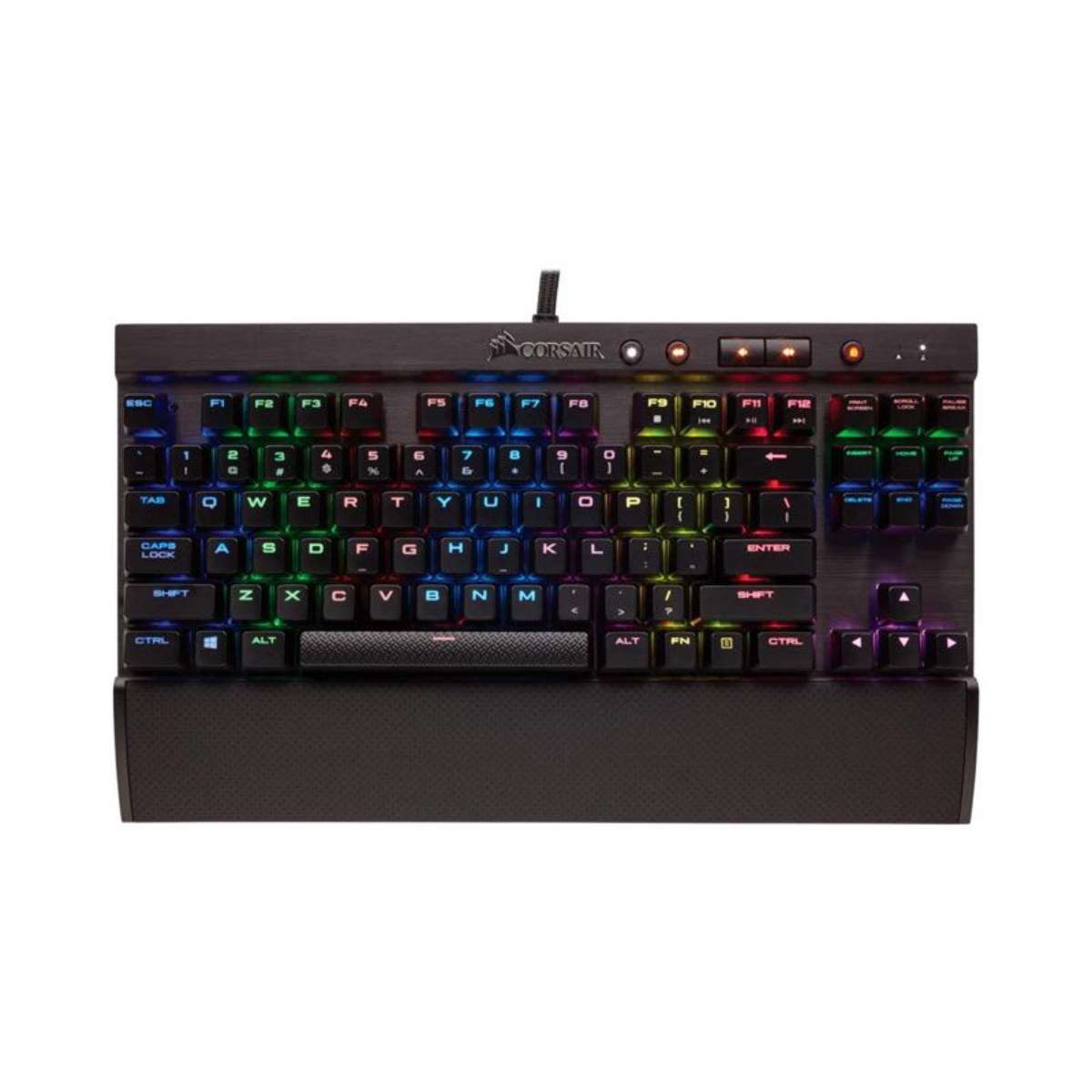 Teclado Mecánico Corsair K65 RapidFire RGB LED MX Speed Español