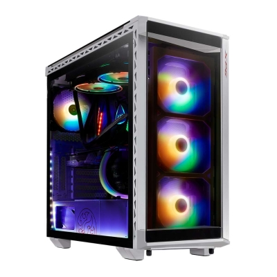 Gabinete ADATA XPG Battle Cruiser + 4 Fans ARGB MID Tower White Edition