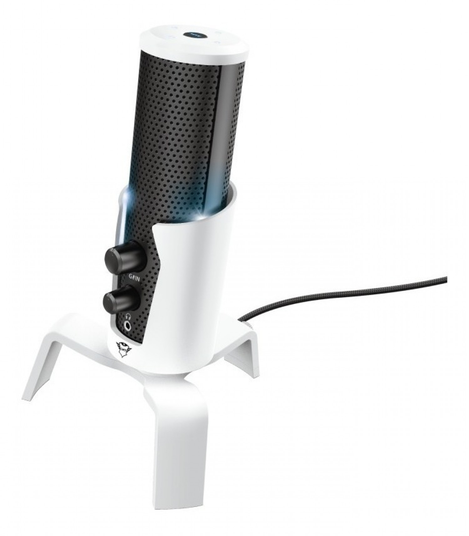 MICROFONO TRUST FYRU 4IN1 STREAMING MIC GXT258W WHITE