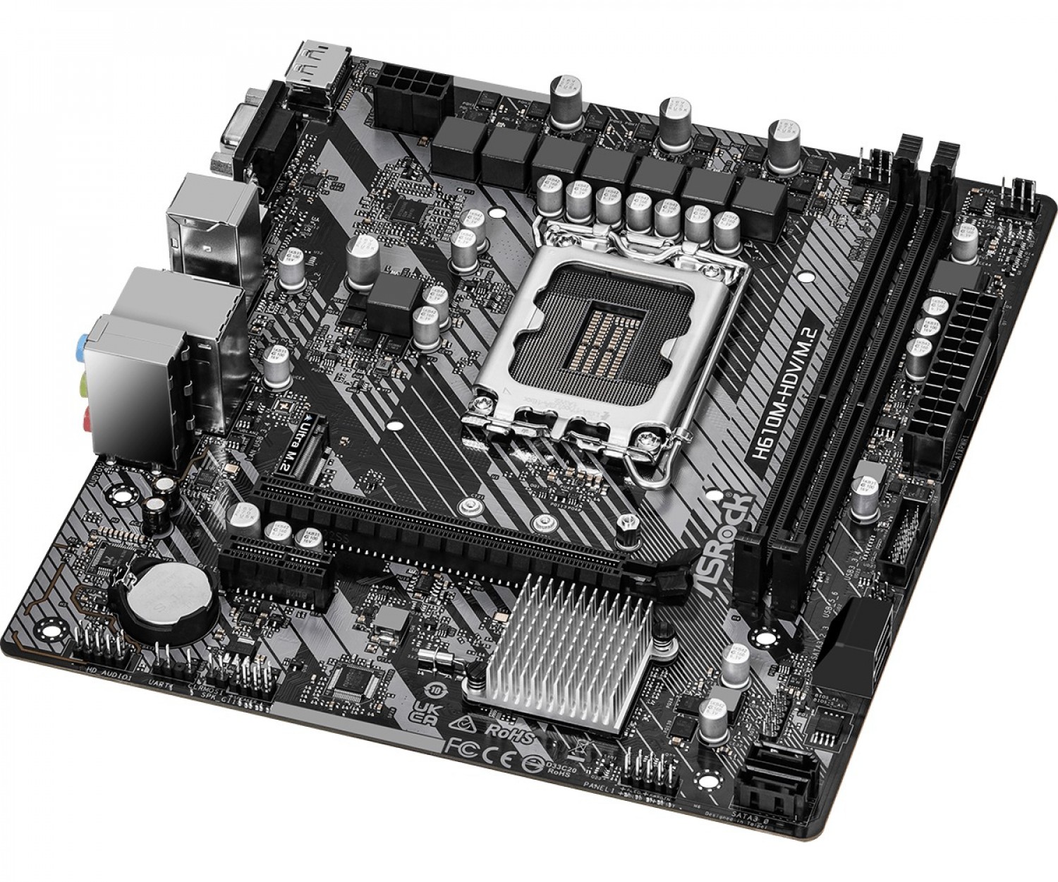 MOTHER ASROCK (LGA1700) H610M-HDV/M.2 R2.0