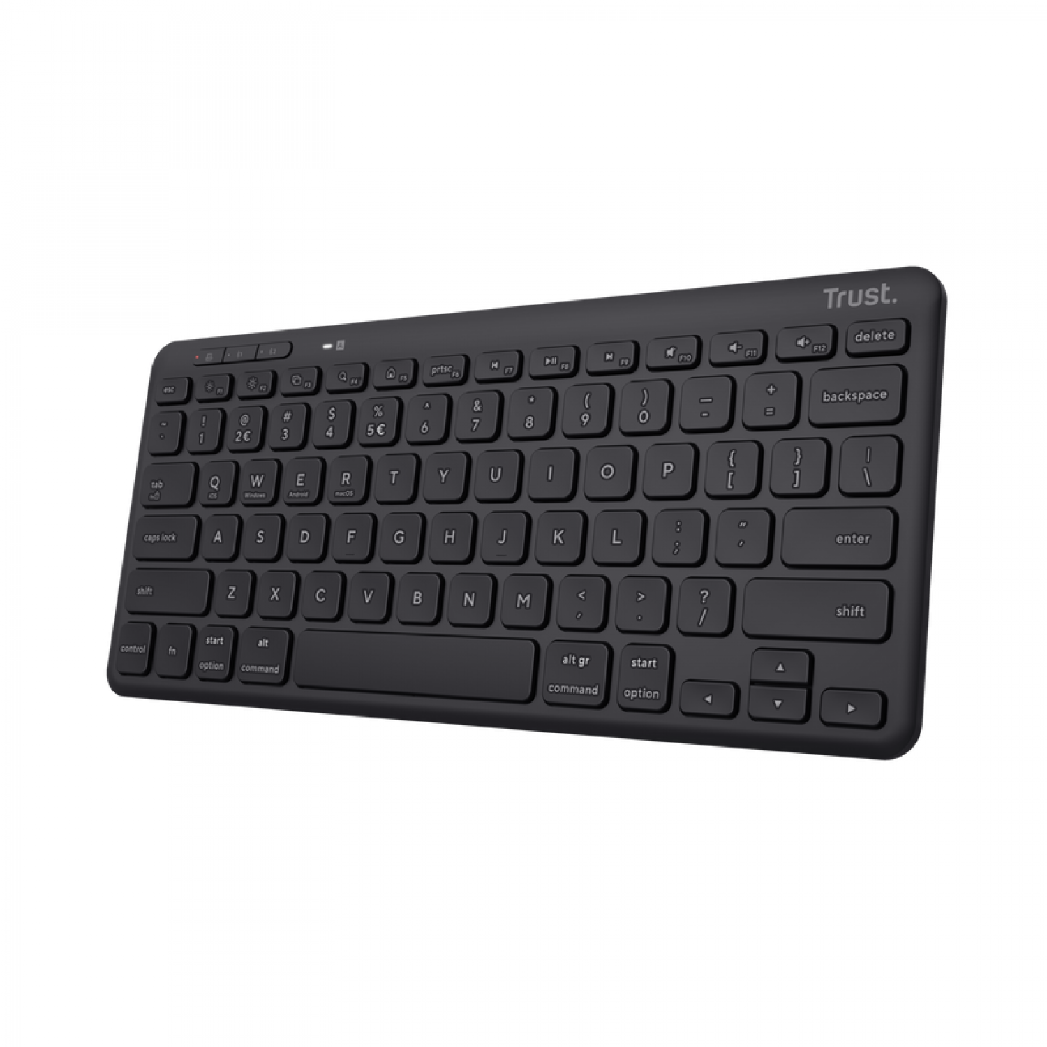 TECLADO TRUST LYRA BLUETOOTH RECARGABLE ESPAÑOL - PC CELULAR