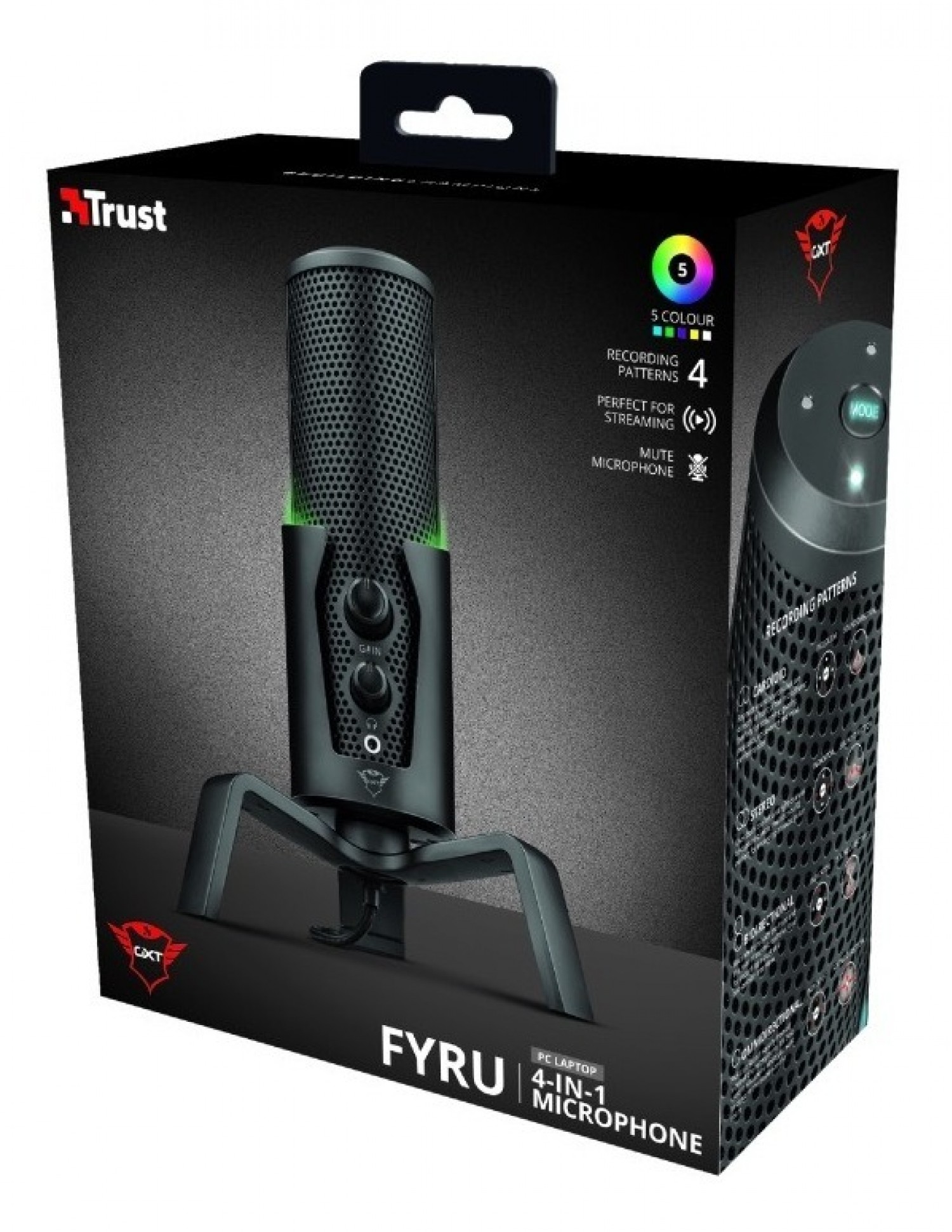 MICROFONO TRUST FYRU 4IN1 STREAMING MIC GXT258