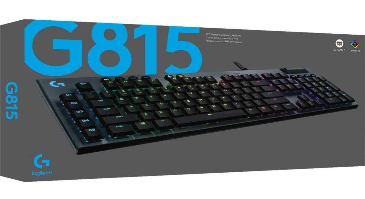 TECLADO LOGITECH G815 MECHANICAL RGB LIGHTSYNC