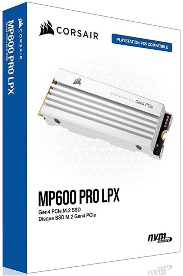 DISCO SSD M.2 CORSAIR 1TB MP600 PRO GEN4 P/PS5/PC WHITE