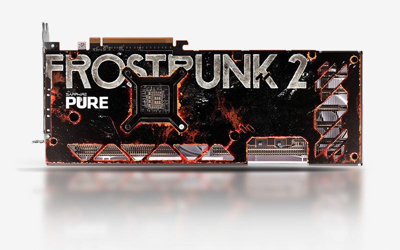 Placa de Video Sapphire Radeon RX 7700 XT PURE FROSTPUNK 2 Ed. 12GB White