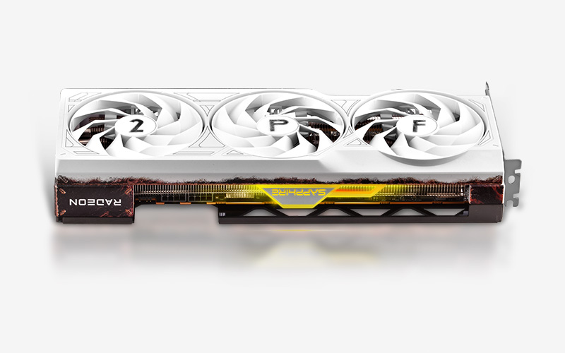 Placa de Video Sapphire Radeon RX 7700 XT PURE FROSTPUNK 2 Ed. 12GB White