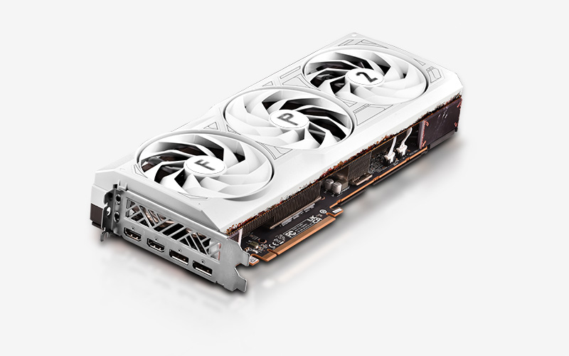 Placa de Video Sapphire Radeon RX 7700 XT PURE FROSTPUNK 2 Ed. 12GB White