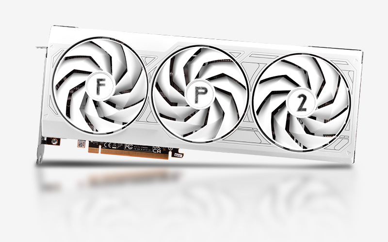 Placa de Video Sapphire Radeon RX 7700 XT PURE FROSTPUNK 2 Ed. 12GB White