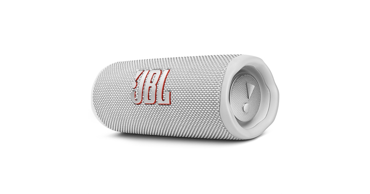Parlante Bluetooth Jbl Flip 6 Blanco Megasoft Caballito Blanco