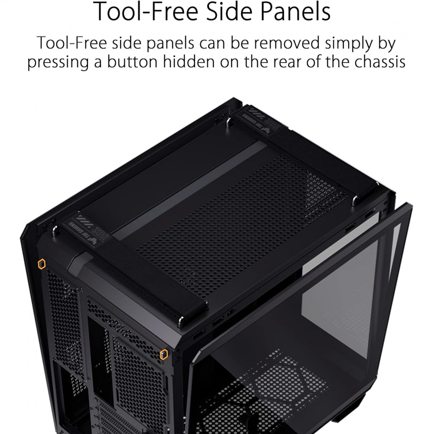 GABINETE GAMER ASUS GT502 TUF GAMING CASE BLACK