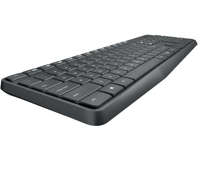 TECLADO+MOUSE LOGITECH WIR MK235 GREY