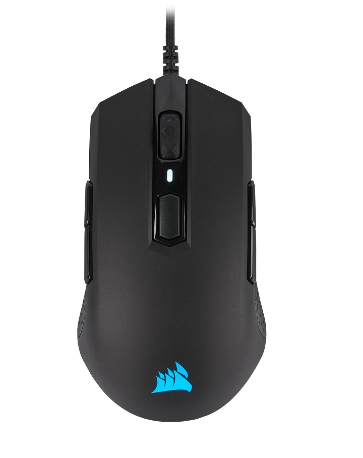 MOUSE GAMER CORSAIR M55 PRO RGB MULTIGRIP AMBIDIESTRO BLACK