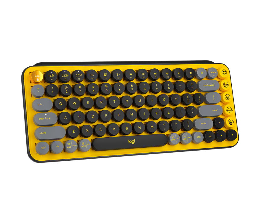 TECLADO LOGITECH POP KEYS MECANICO YELLOW