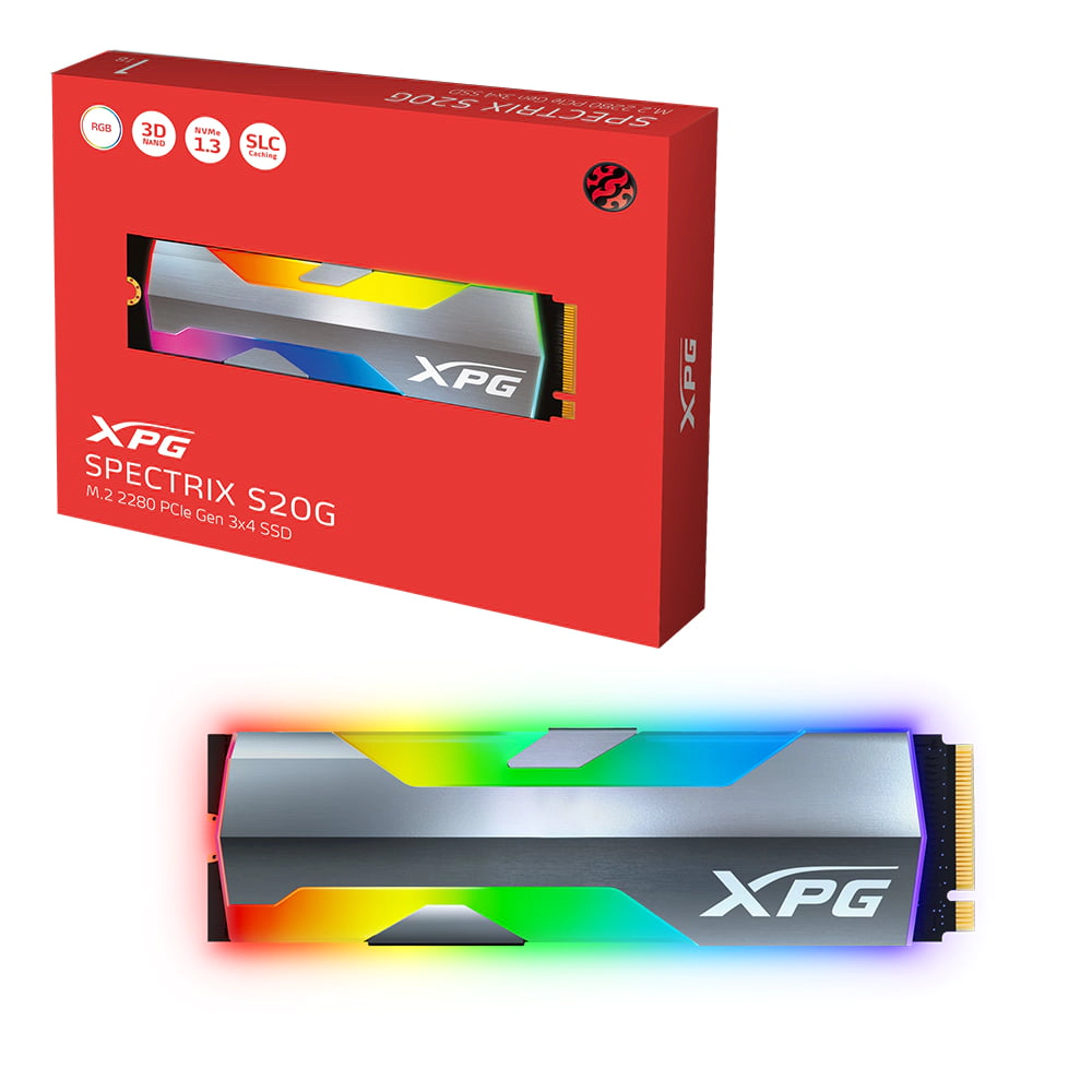 DISCO SSD ADATA 500GB SPECTRIX S20G M.2