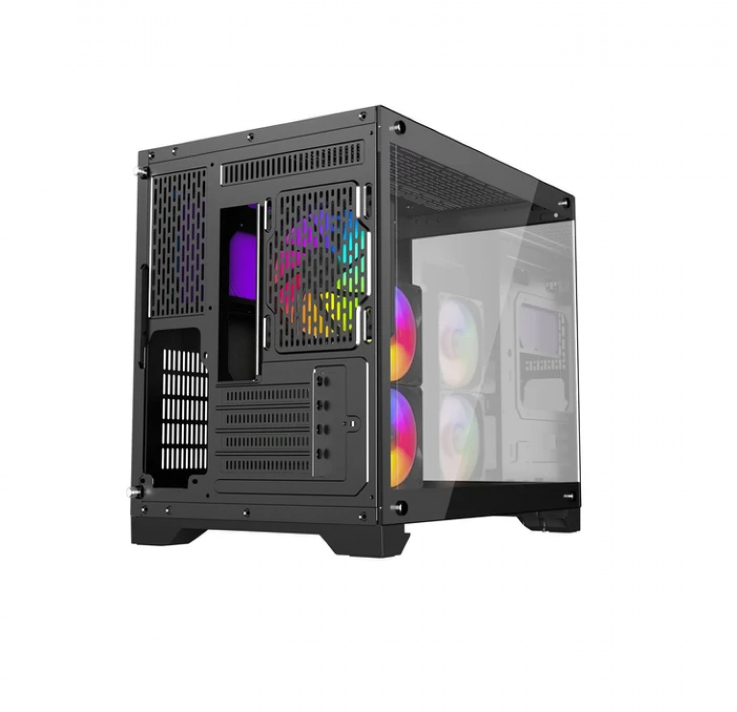 GABINETE GAMER RAIDMAX INFINITA i600 FISHTANK TG RGB