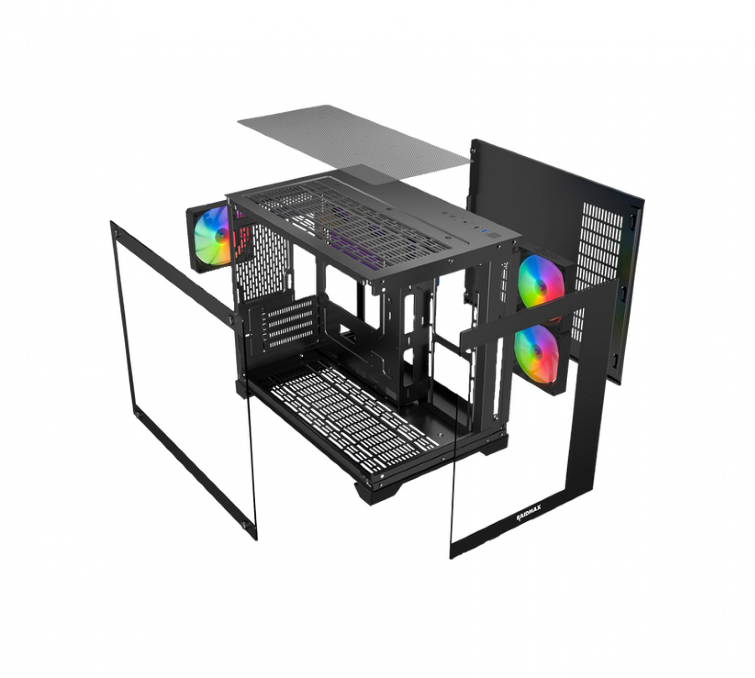 GABINETE GAMER RAIDMAX INFINITA i600 FISHTANK TG RGB