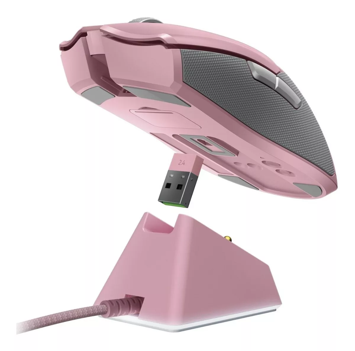 MOUSE GAMER RAZER VIPER ULTIMATE WIRELESS CHARGING DOCK QUARTZ