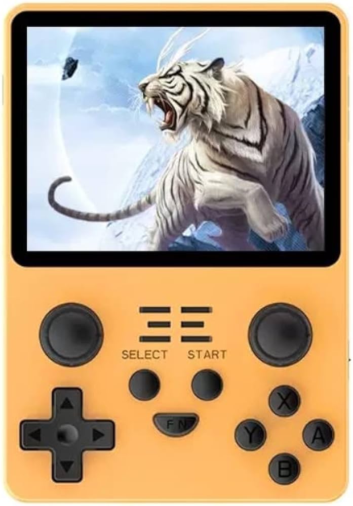 Consola Portatil Powkiddy Rgb20s 16gb + 128gb Naranja