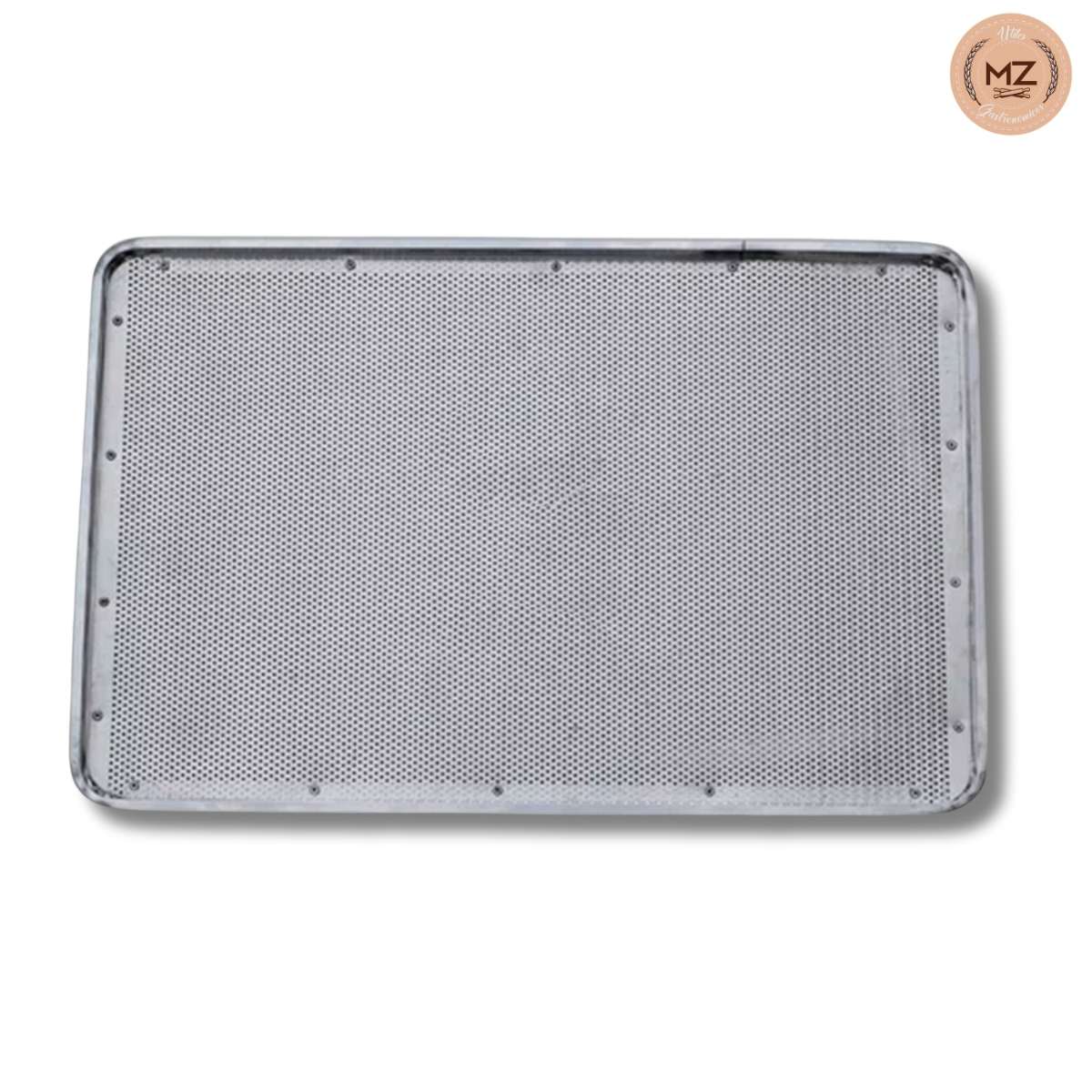 Bandeja de BAGUETTE  60*40 Cm.  LISA PERFORADA