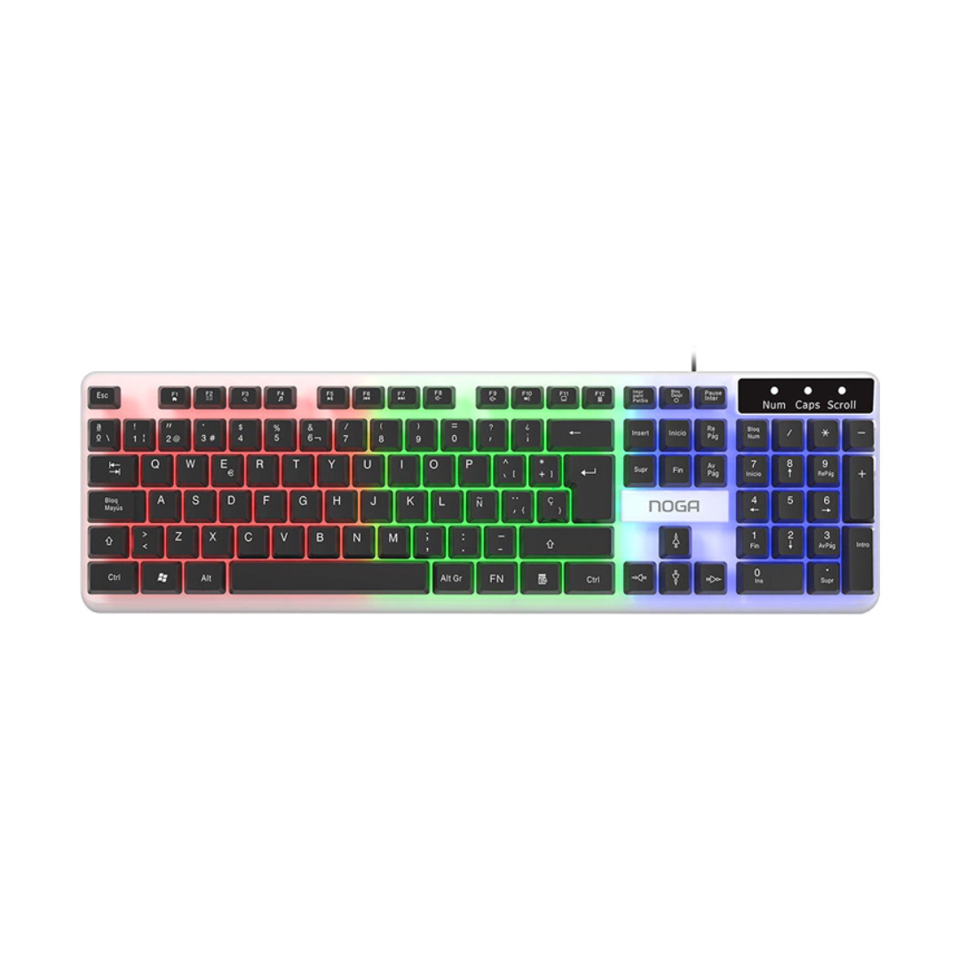 Teclado Gamer Noganet Led Rgb