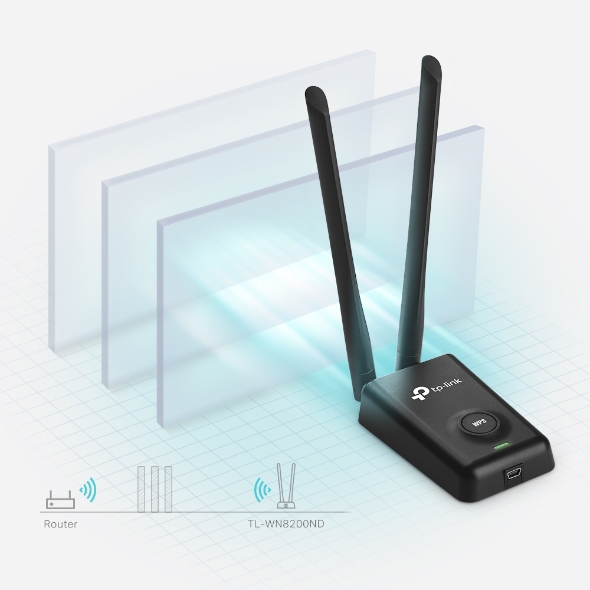 Placa Tp Link Tl-wn8200nd Usb 300mbps