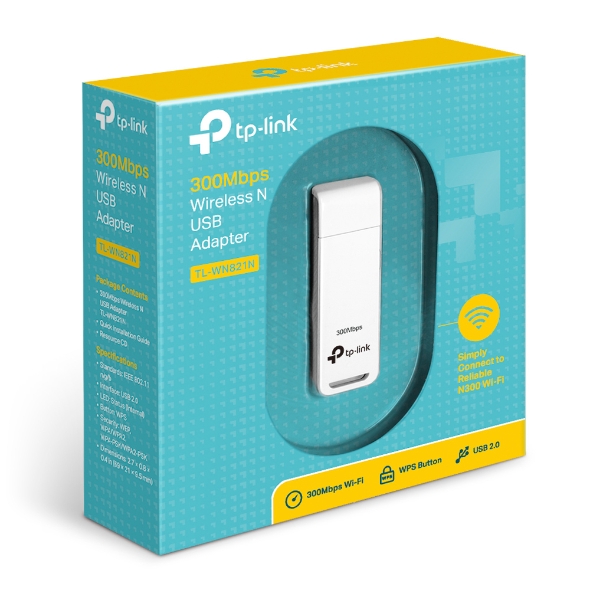Placa Tp Link Usb Tl-wn821n 300mbps