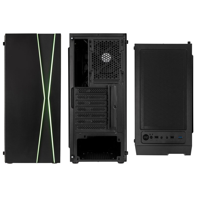 Gabinete Kolink Inspire K20 Vidrio Templado 1x120mm Argb