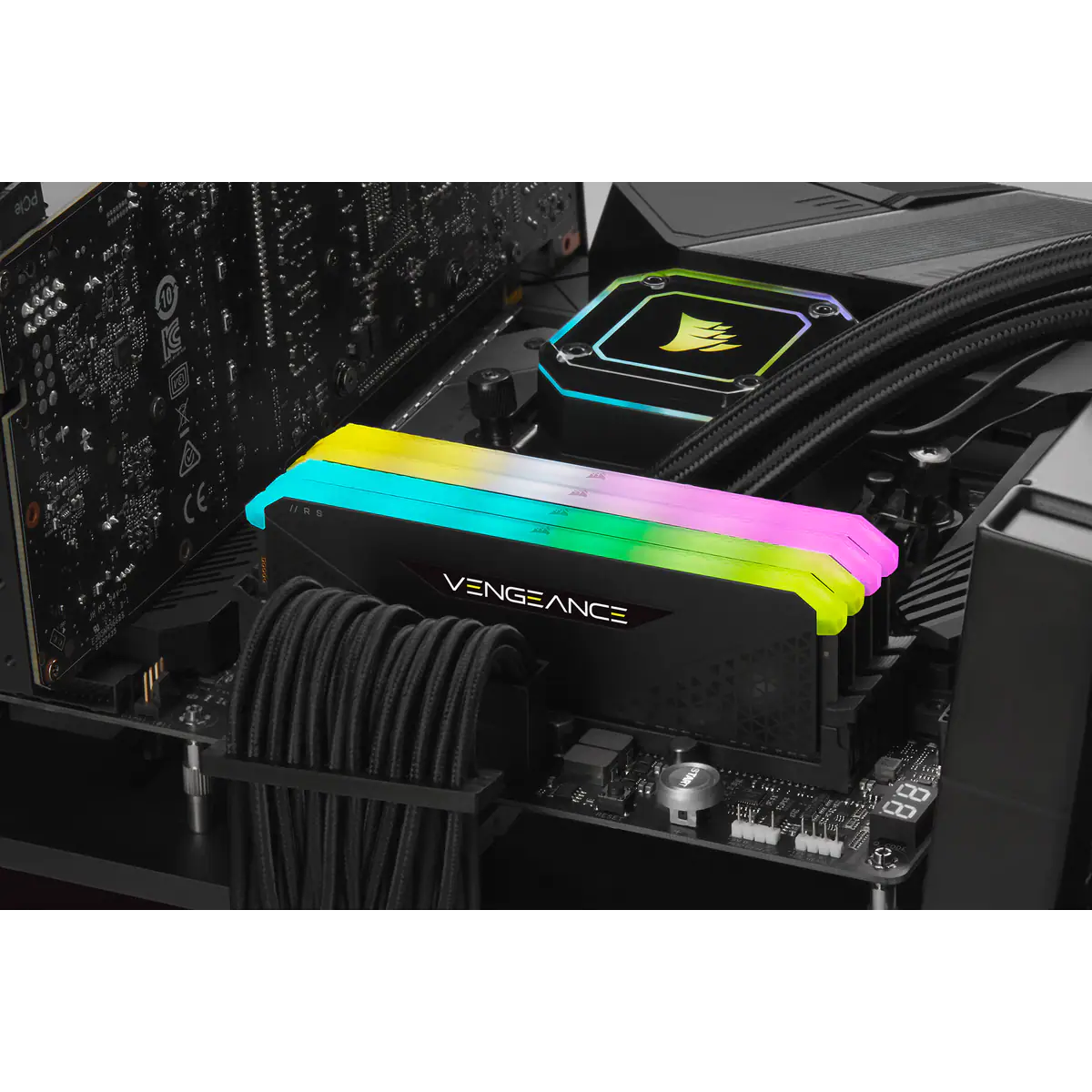 Memoria Corsair Ddr4 8gb (1x8) Vengeance Rgb Rs 3200mhz