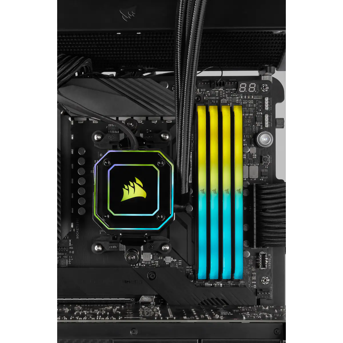 Memoria Corsair Ddr4 8gb (1x8) Vengeance Rgb Rs 3200mhz