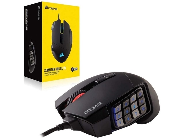 Mouse Corsair Scimitar Rgb Elite Optical Moba-mmo