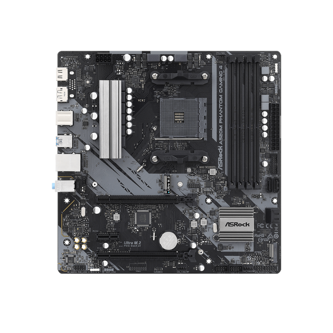 Mother Asrock A520m Phantom Gaming 4 Am4 Ddr4