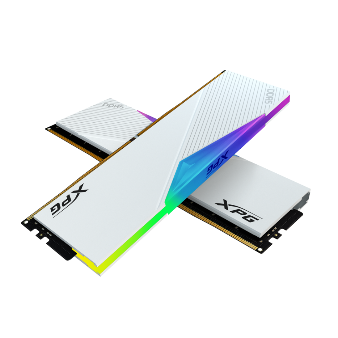 Memoria Xpg Ddr5 16gb (1x16gb) Lancer White  Rgb 5600mhz