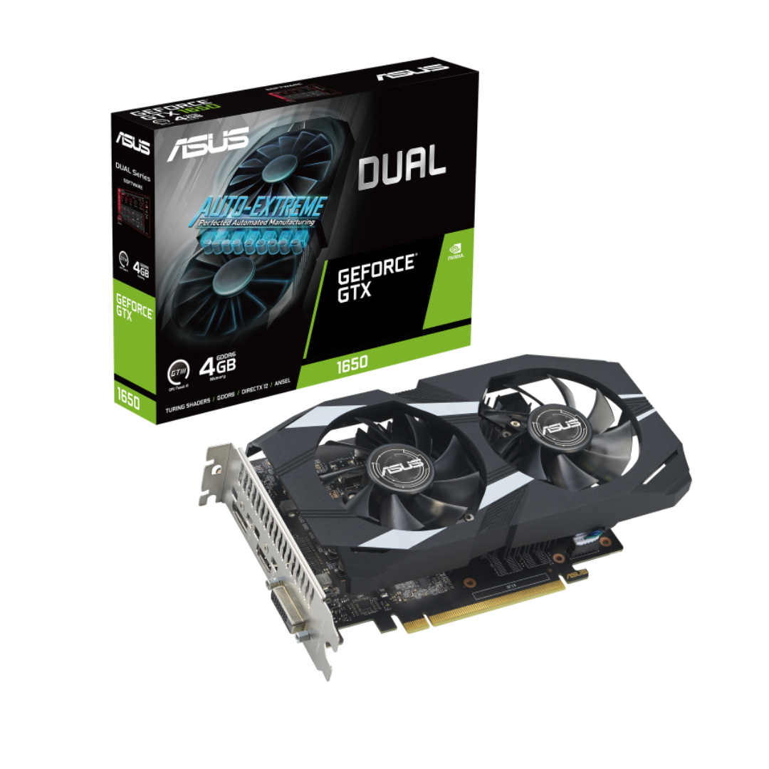 Placa De Video Geforce Gtx 1650 Asus Dual 4gb Gddr6 Evo