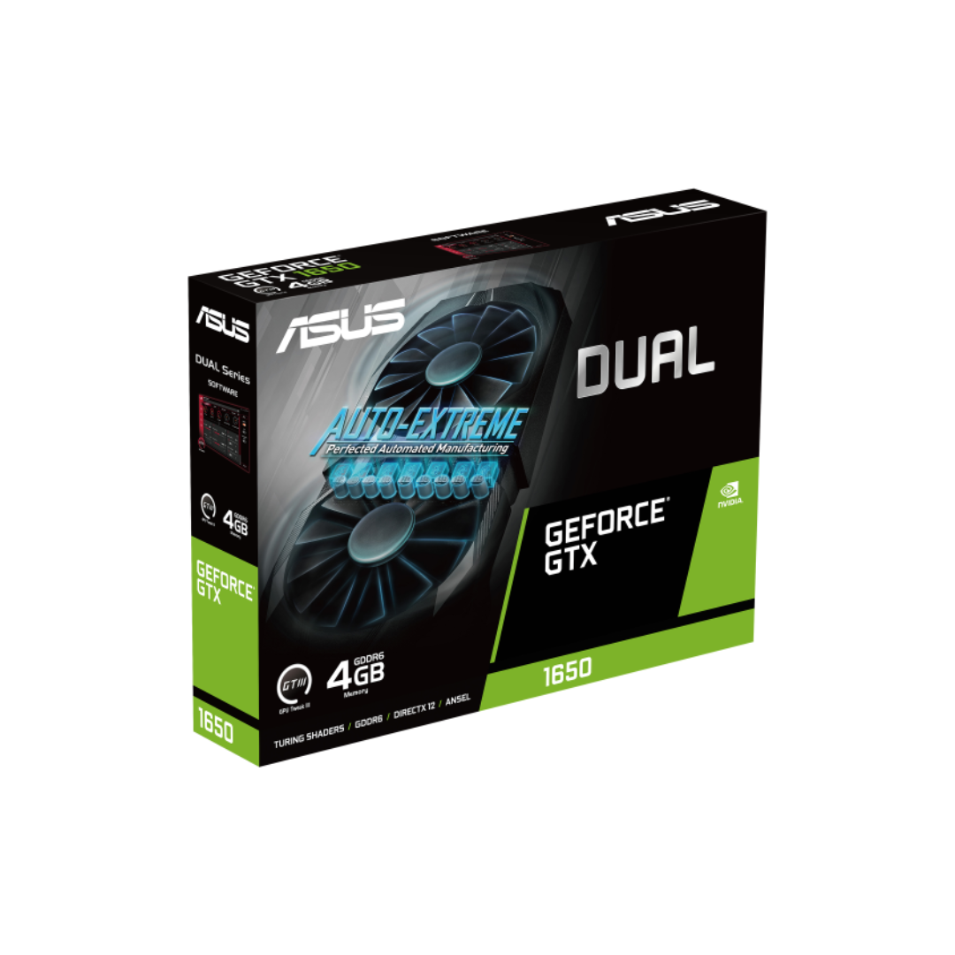 Placa De Video Geforce Gtx 1650 Asus Dual 4gb Gddr6 Evo