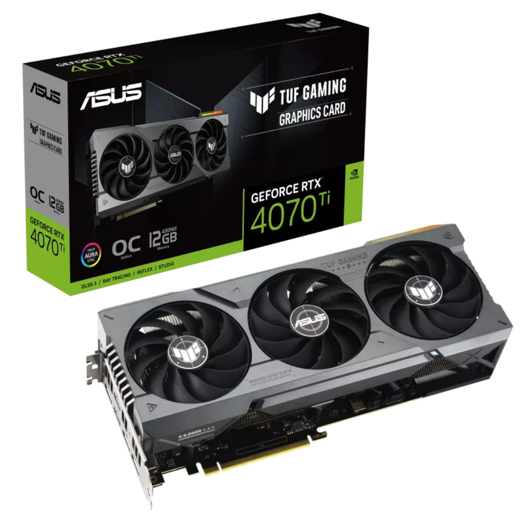 Placa De Video Geforce Rtx 4070 Ti Asus Tuf Gaming 12gb Gddr6x Oc Edition