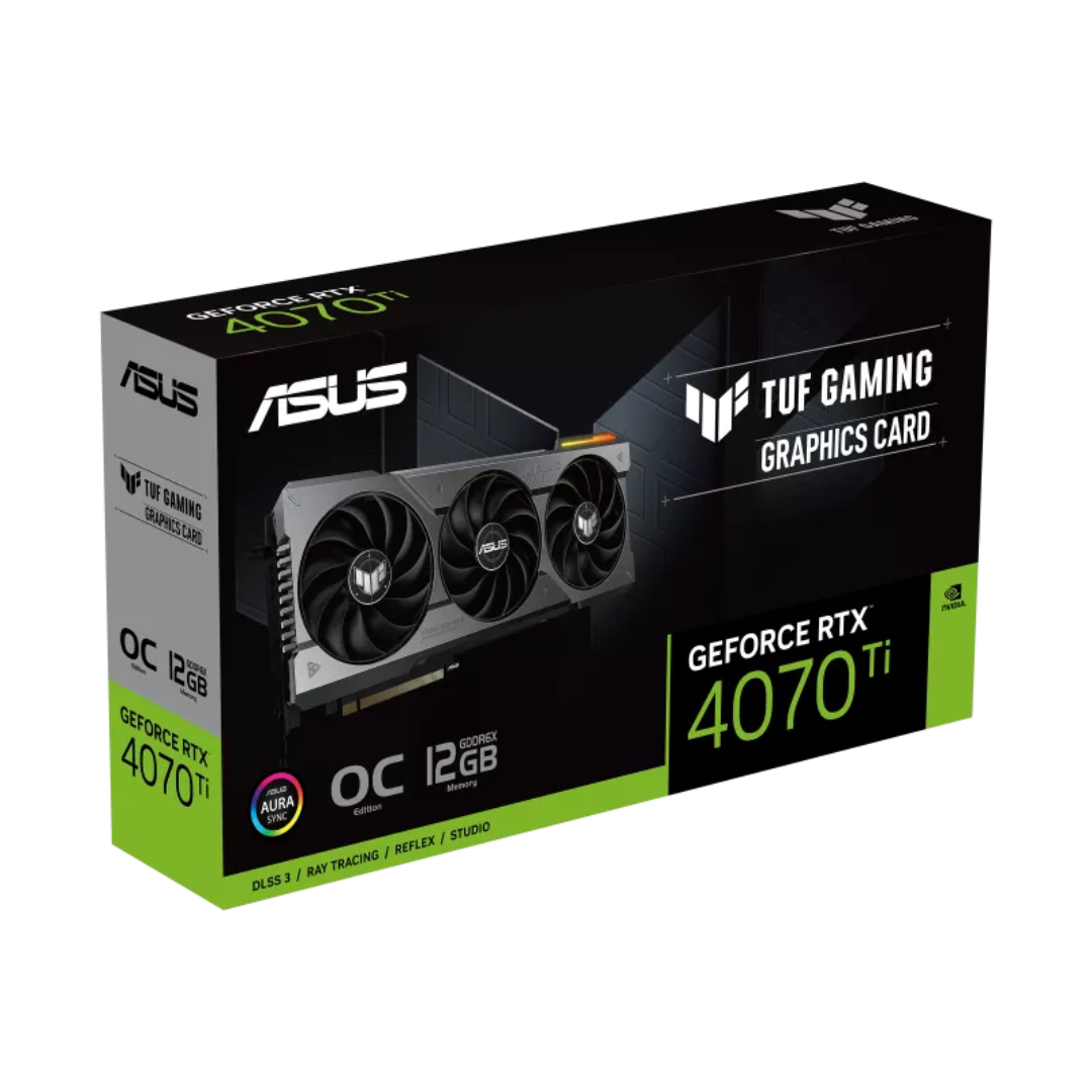 Placa De Video Geforce Rtx 4070 Ti Asus Tuf Gaming 12gb Gddr6x Oc Edition