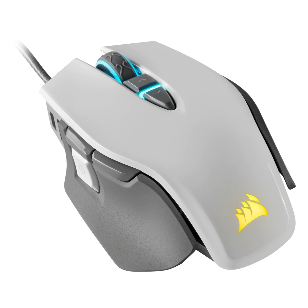 Mouse Gaming Corsair Fps M65 Rgb Elite Ajustable Blanco